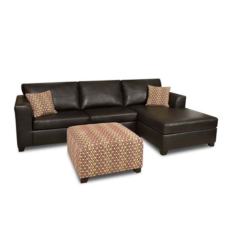 Simmons Upholstery 6275 Simmons Stationary Sectional Atg Stores