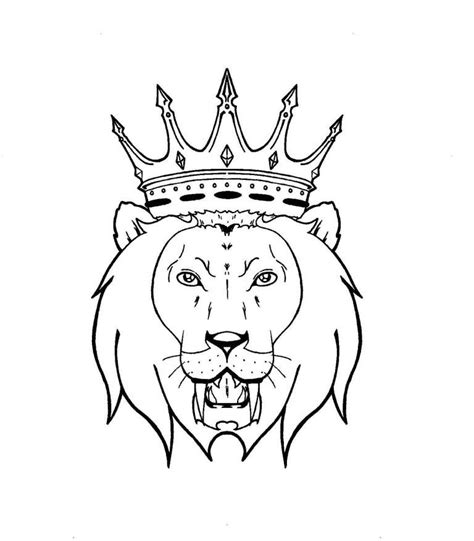 Pin By Keisha Rogers On Tatuajes Simple Lion Tattoo King Crown