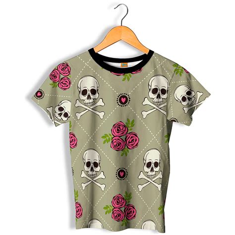 Skulls With Roses T Shirt Superrevel In 2021 Skulls And Roses