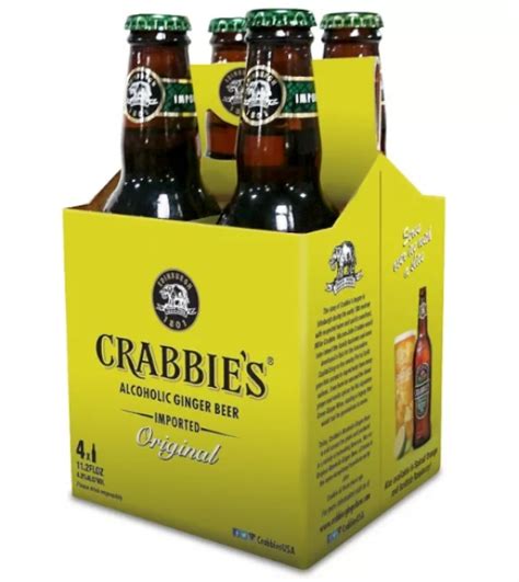 Crabbies Original Alcoholic Ginger Beer 4pk Macarthur Beverages