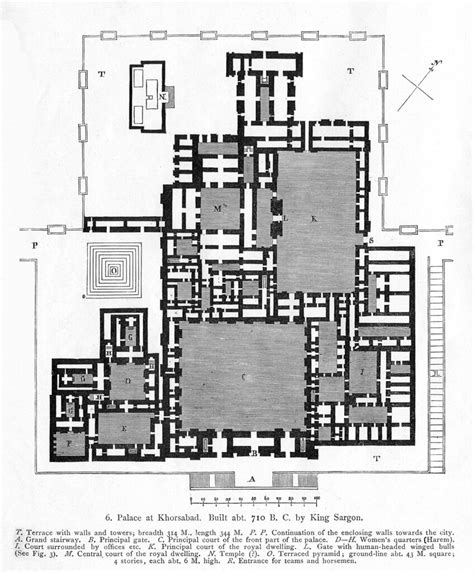 Palace Of Sargon Ii Reconstruction Plan Title Palace Of Flickr