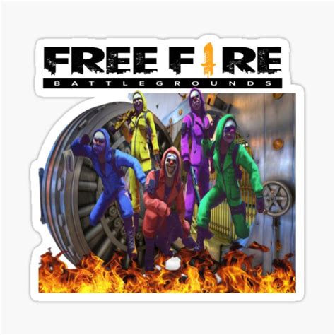 Free Fire Collection Criminel Sticker By Hackman34 Redbubble
