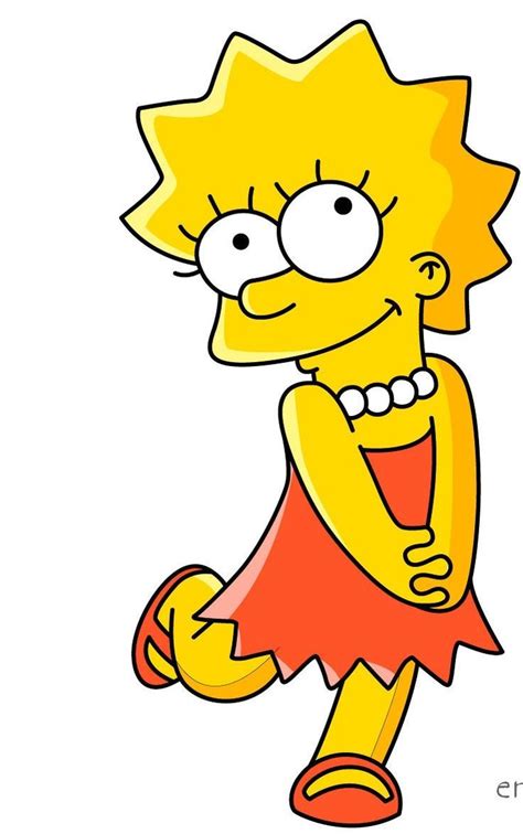 Lisa Simpson Alias Yeardley Smith El Mismo Mes El Mismo Día Arte Simpsons Simpsons