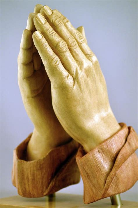 Praying Hands Sculpture By David James