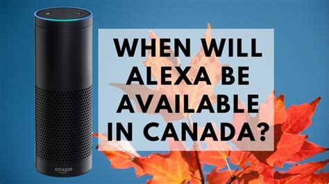 When Will Alexa Be Available In Canada Voice In Canada