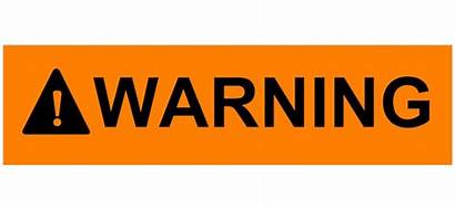 Warning Sign Labels Orange Label Signs Which