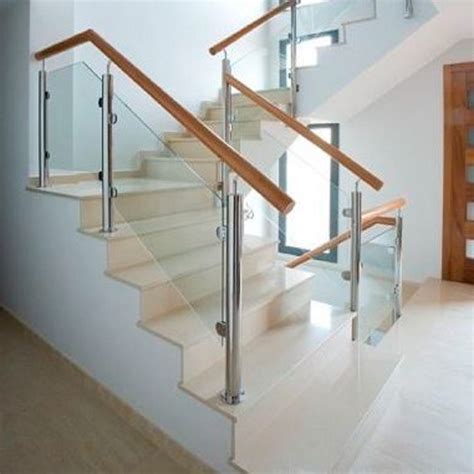Stainless Steel Glass Railing For Home Material Grade Ss304 Steel