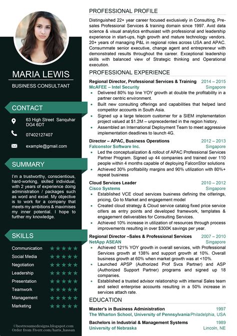 Best Professional Cv Template Free - Coverletterpedia