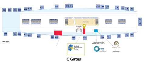 Dubai Terminal Three Gate Map