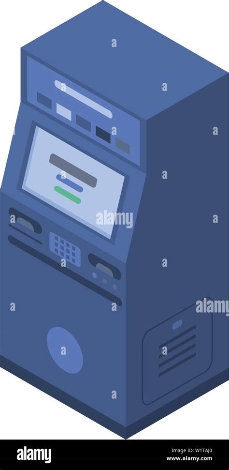 Atm Icon Cartoon Style Cut Out Stock Images And Pictures Alamy
