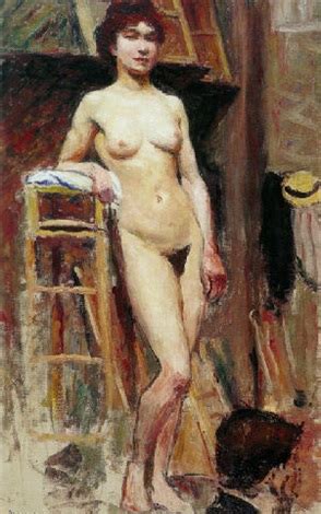 Femme Nue Debout Dans Un Atelier By Albert Marquet On Artnet