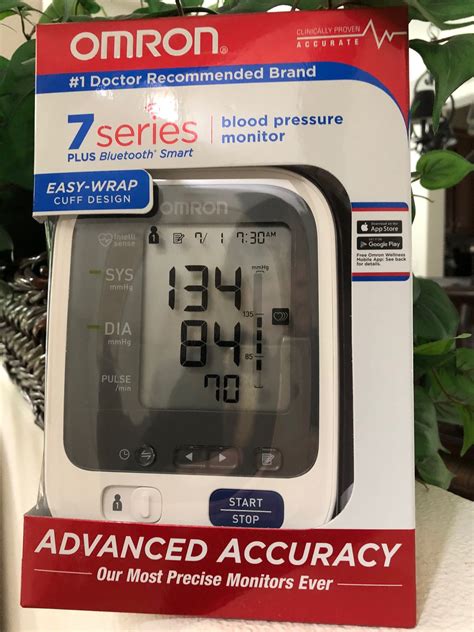 Omron 7 Series Bluetooth Smart Blood Pressure Monitor Model Bp761