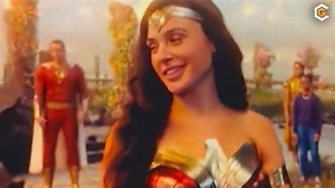 Gal Gadots Wonder Woman Revealed In New Shazam 2 Tv Spot Coveredgeekly