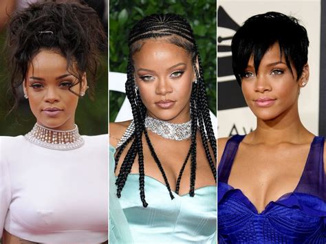 Rihanna S Best Hairstyles And Cuts Through The Years