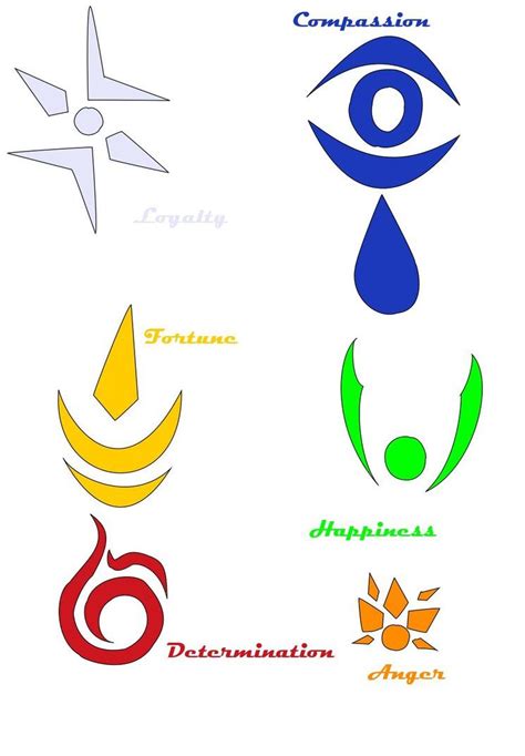 Crests Concept Art By Shinithemegami Digimon Crests Concept Art Crests