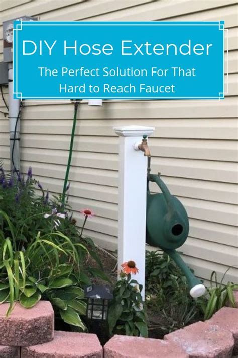 My ex's sister bought a house that this had been done to and i. DIY Hose Extender | Faucets diy, Outdoor diy projects, Diy ...