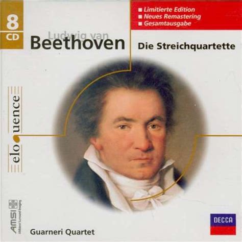 Complete String Quartets Guarneri Quartet By Beethoven Ludwig Van