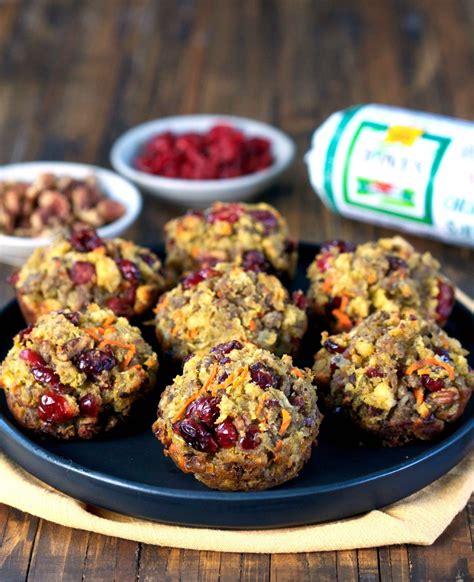 Cranberry And Cornbread Stuffing Muffins Simply Sated