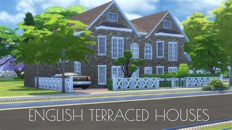 The Sims 4 Speed Build English Terraced House Youtube