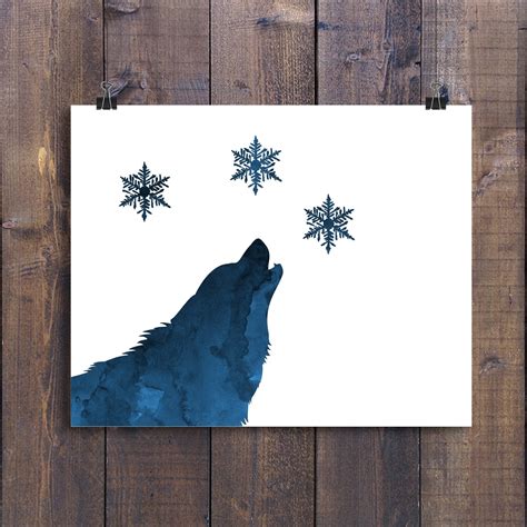 Wolf Print Printable Downloadable Instant Wolf Prints Etsy