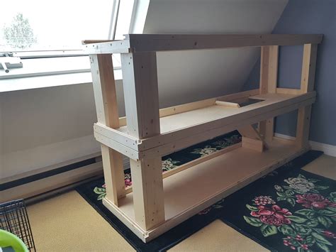 Two Story Indoor Rabbit Hutch 7 Steps With Pictures Instructables