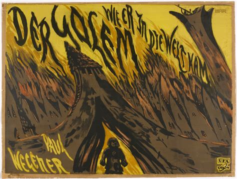 Moma The Collection Hans Poelzig Poster For The Golem As He Came