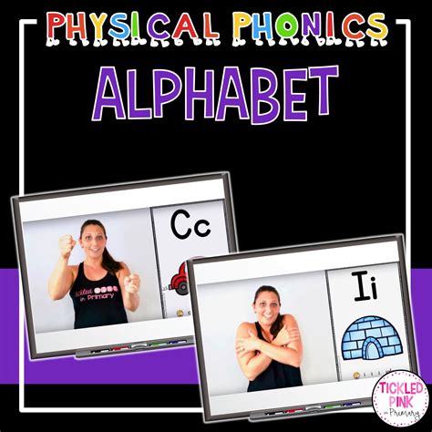 Physical Phonics Alphabet Movement Cards And Videos • Tickled Pink In