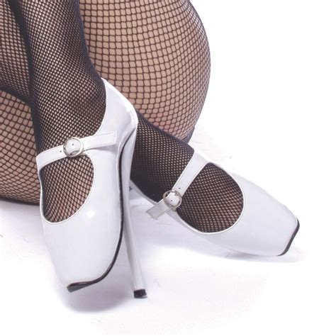 pleaser devious ballet 08 white patent in sexy heels and platforms 52 19