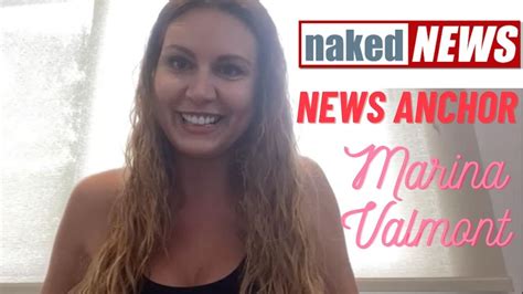 Naked News Host Marina Valmont March 2021