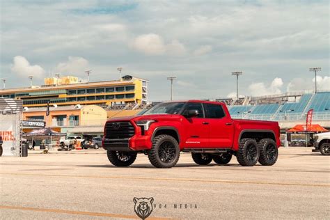 2022 Toyota Tundra 6x6 Is Finished Debuts In Florida On Vossen Wheels