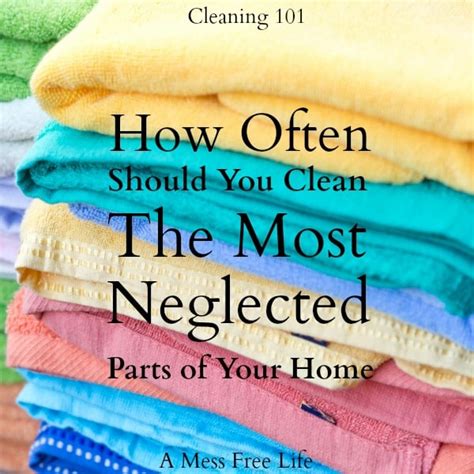 How Often You Should Clean The Most Neglected Parts Of Your Home