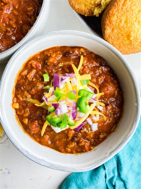 Easy Beef Chili Recipe With Beans Lifes Ambrosia