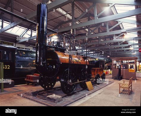 George Stevensons Locomotion In The Darlington Railway Museum County