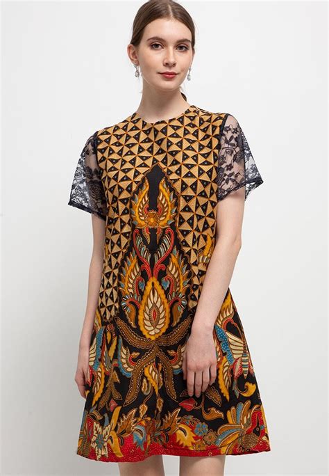Batik Dress Mini Dress Batik Indonesia Batik For Women Etsy