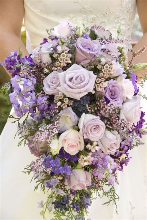 Shade Of Purple Wedding Bouquets Violet Wedding Bouquets Rustic Chic