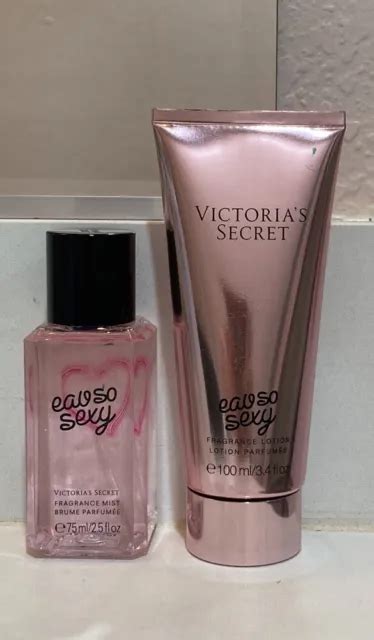 New Victorias Secret Eau So Sexy Fragrance Mist 25 Oz And Body Lotion 34 Oz Set 2199 Picclick