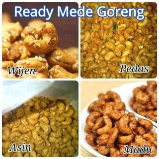 Goreng hingga dori krispi berwarna kuning kecoklatan. 1KG Mede Goreng ( kacang monyet mete ) pilih rasa MADU ...