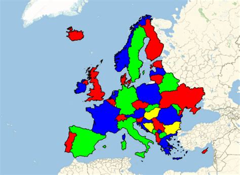 find   coloring   map  europe   mathematica