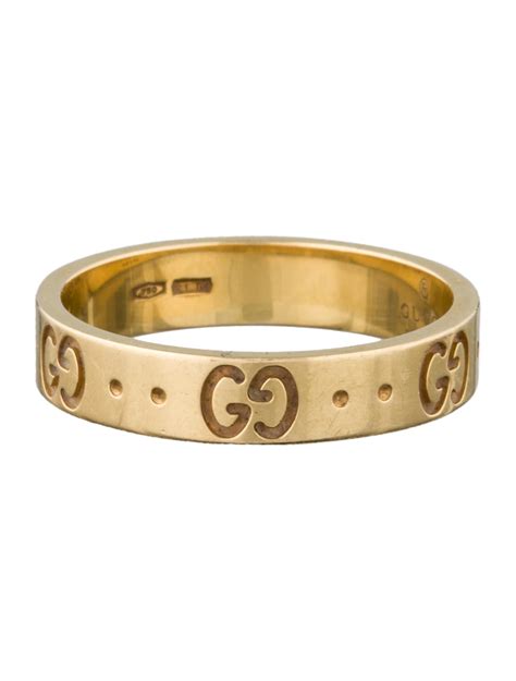 Gucci 18k Icon Band Jewelry Guc58008 The Realreal