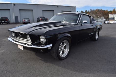 Black 1968 Ford Mustang Fastback For Sale Mcg Marketplace