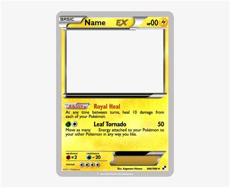 Back Of Pokemon Card Template