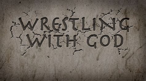 What Or Who Are You Wrestling With — This Week At Elc Evangelical