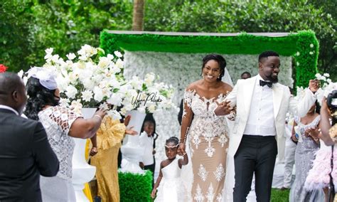 official photos of ghanaian rapper sakordie and tracy s wedding