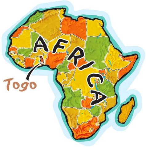 togo_africa_map. | Togo africa, Africa map, Africa art