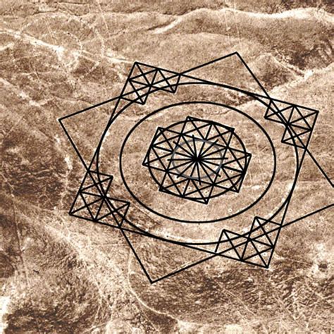 Nazca Lines Enigma Of The Sun Star And Cross Mandala World