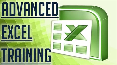 Free Excel Tutorial ADVANCED EXCEL TRAINING Full HD YouTube