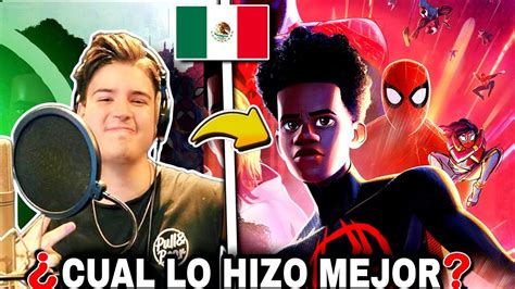 Las Voces De Spider Man Across The Spiderverse En Espa Ol Latino Youtube