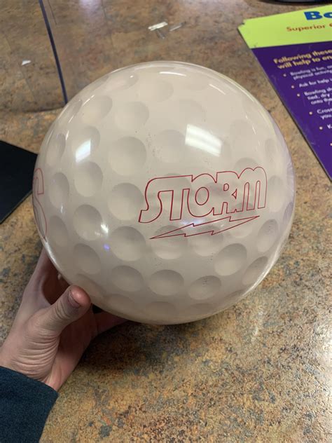 Rare Undrilled Storm Golf Bowling Ball Rbowling