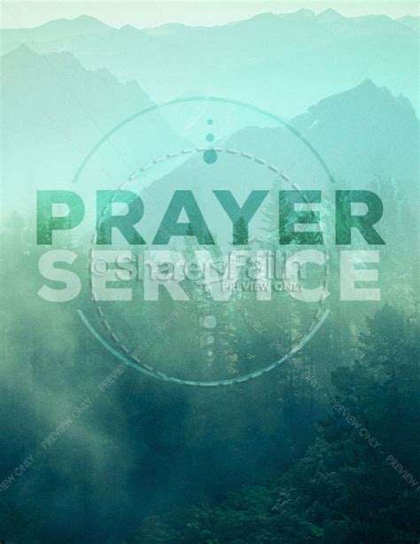 Prayer Service Church Flyer Template Clover Media