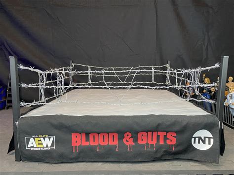 Thought Id Share My Current Wip Aew Blood And Guts Barbed Wire Death